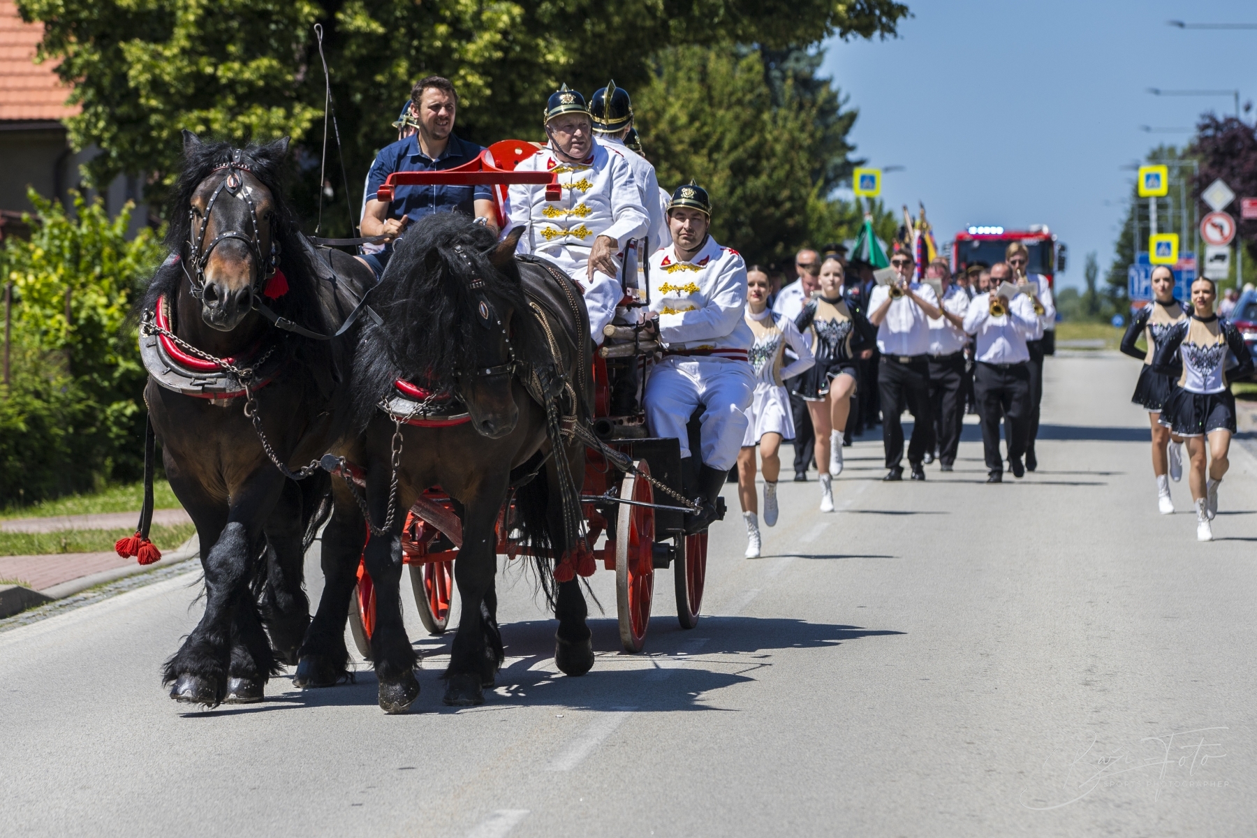 Reportáž ze slavnostního průvodu oslav 120 let SDH Ždírec n.D.